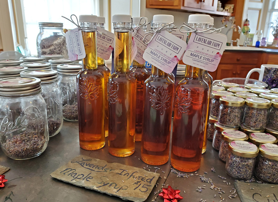 Pure Lavender infused maple syrup